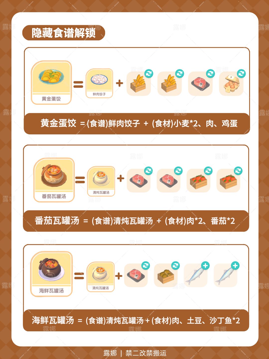 心动小镇 3个隐藏新菜谱/食谱 2