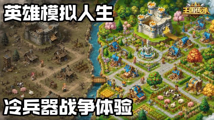 英雄虚拟人生+血脉传承+军团排兵布阵+领地经营→王国传承截图