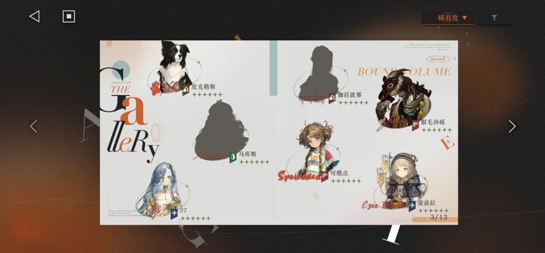 还差哪几个六星? 2