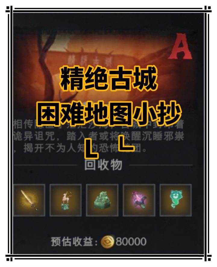 精绝古城困难地图小抄L ┗截图