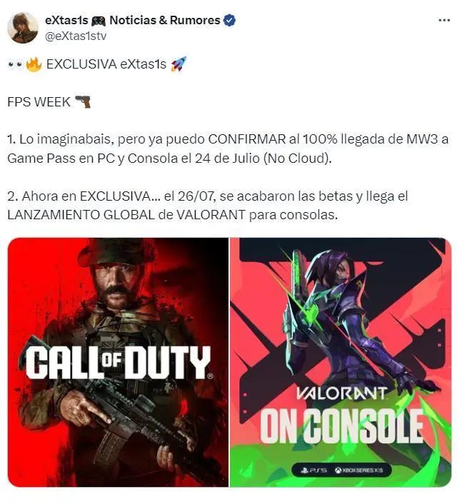 🎮 《无畏契约》主机平台登陆倒计时 2