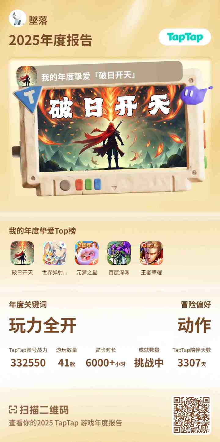 #我的2025年度游戏报告 我嘞个33万战力截图