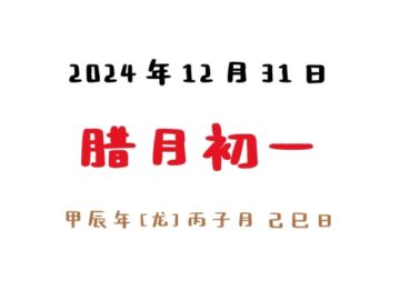 今天是2024年的最后一天，2024年最终章