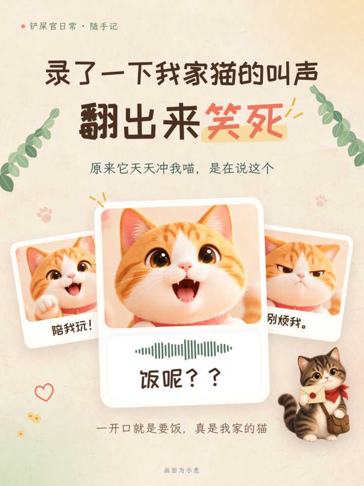 我开发了一个猫咪翻译神器截图