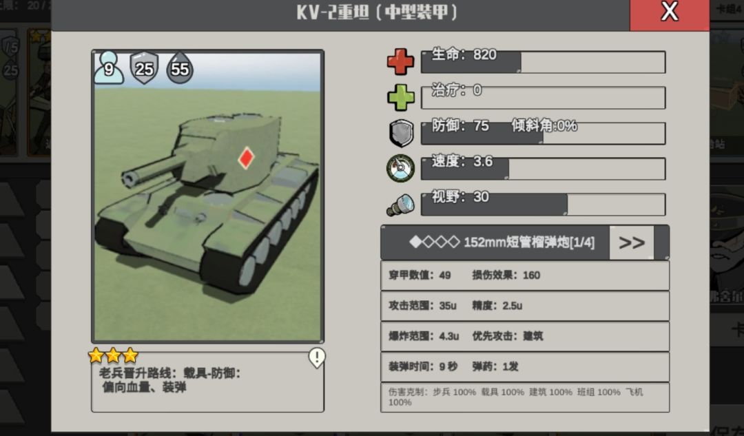 熟练所有中级装甲单位评测 8