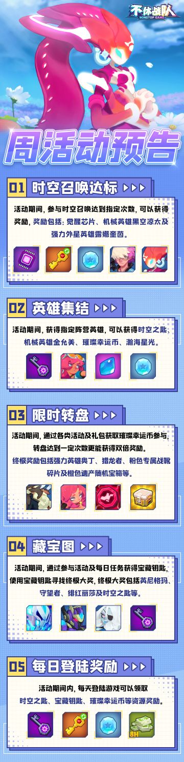 9.16周活动预告 （服务器范围： 1~820）