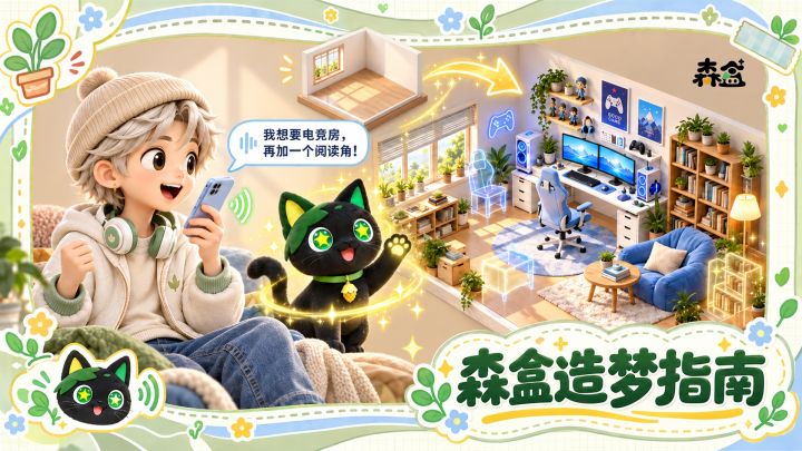 森盒造梦指南|一句话,生成你的专属房间截图