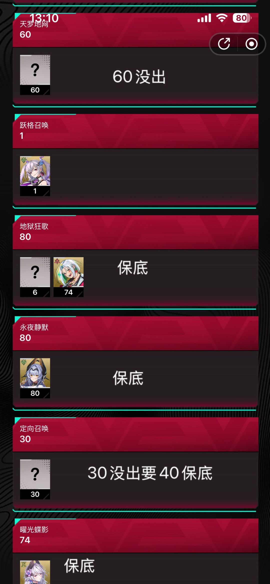 可以来到伊瑟:保底日 2