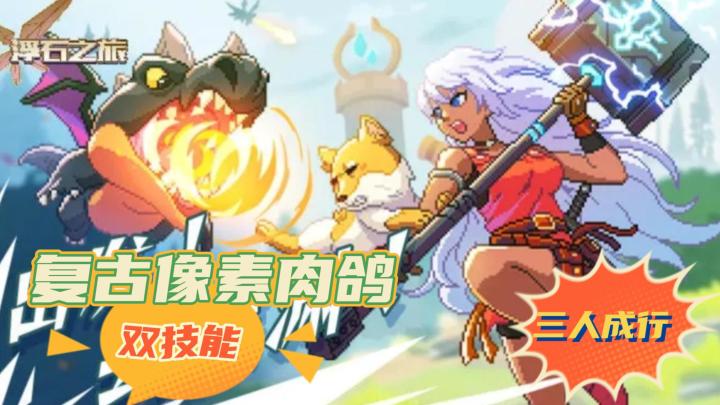 闯关无体力限制,三人带宠,多个通用技能,休闲玩法和战斗玩法都很不错截图
