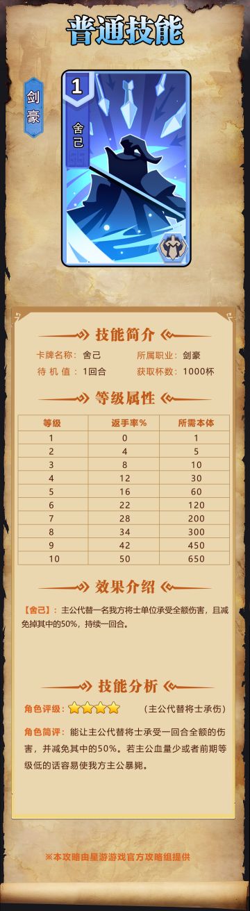 【奇兵群雄传】| 舍己