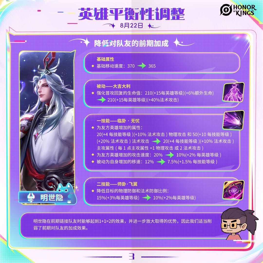 ✨08/22英雄平衡调整速递! 3