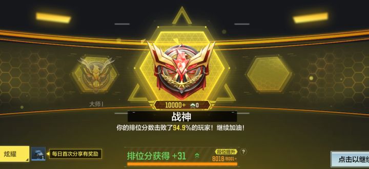 玩了一个礼拜，两指战神！截图