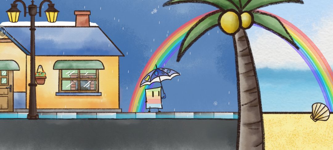 是雨天,但现在我不怕了 2