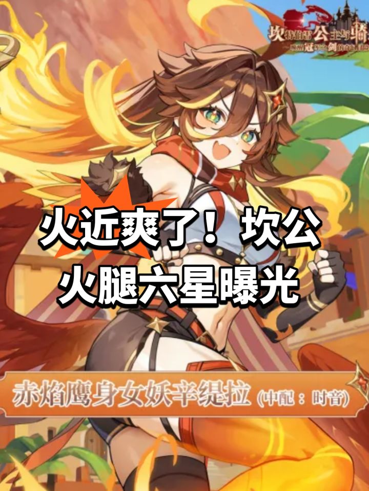 火近爽了!坎公火腿六星曝光截图