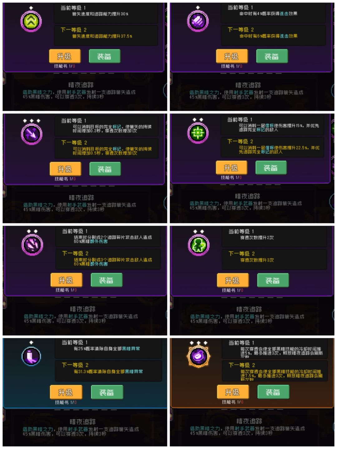 星界游侠专精一览 2