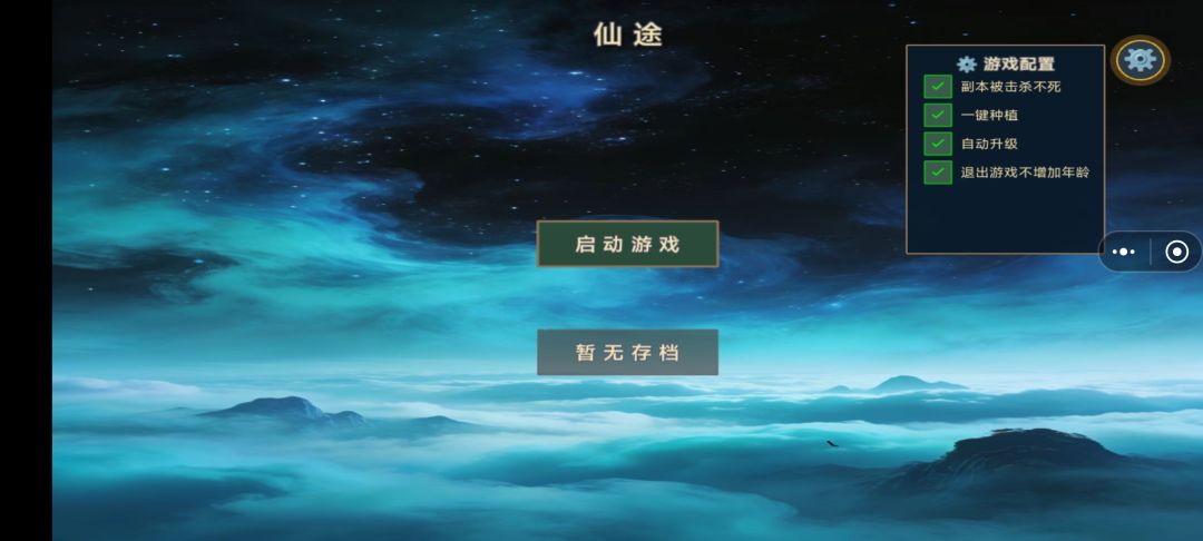 新手请把游戏配置配置上截图