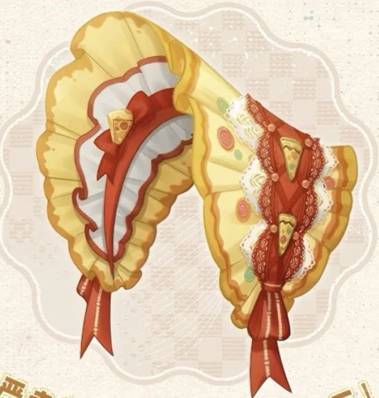 无限暖暖x必胜客 周边也太好看了!联动发饰兑换码:黄金宴OpO截图