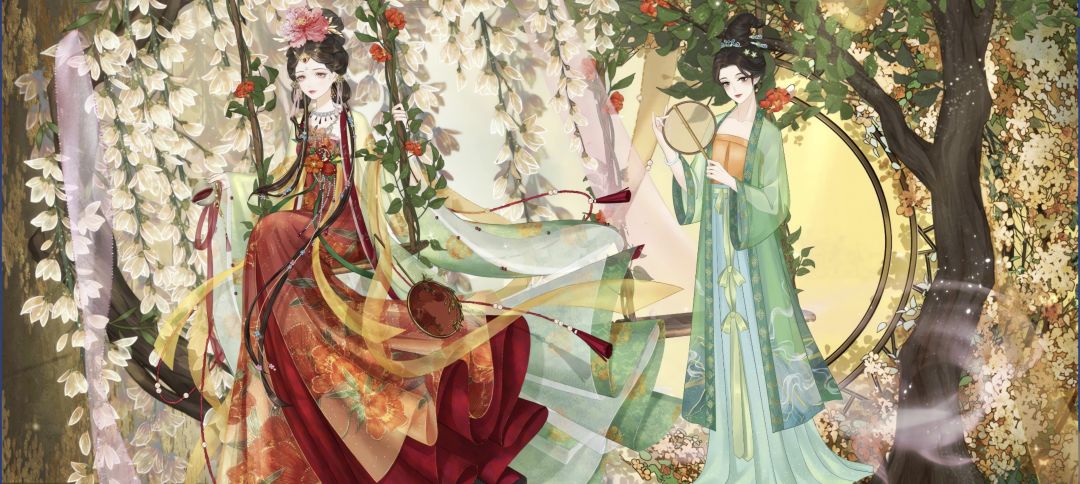 与花花,NPC一起合影 2