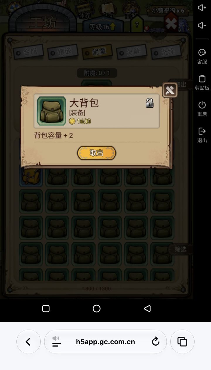 前期背包装备解析截图
