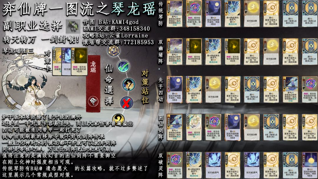 老琴b的最后一舞!琴龙瑶新版本一图流 2