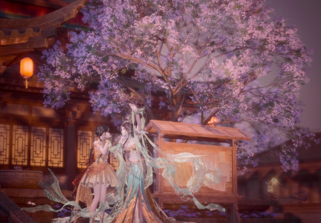 在无限暖暖里我和朋友找到了年味十足的年 4