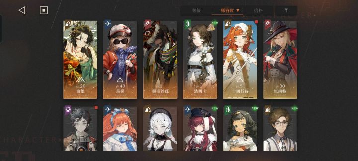 求大佬给个配队截图