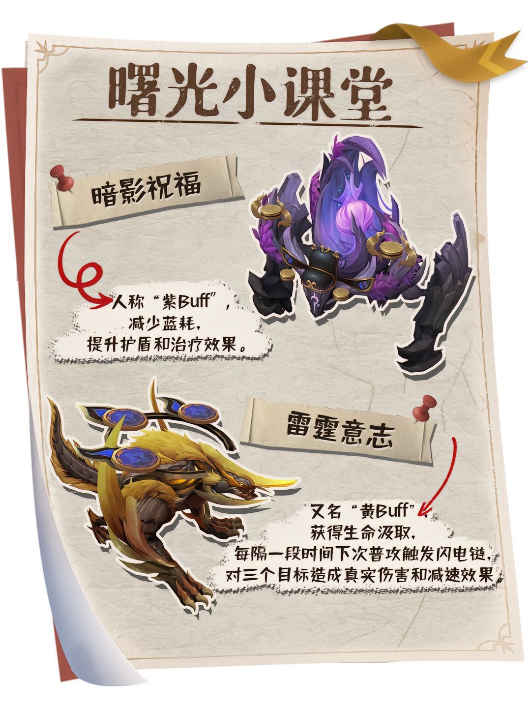 【曙光英雄】野区小知识📚截图