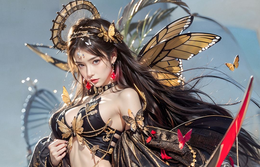 蜘蛛精笔绘里面应该算最性感的吧! 2