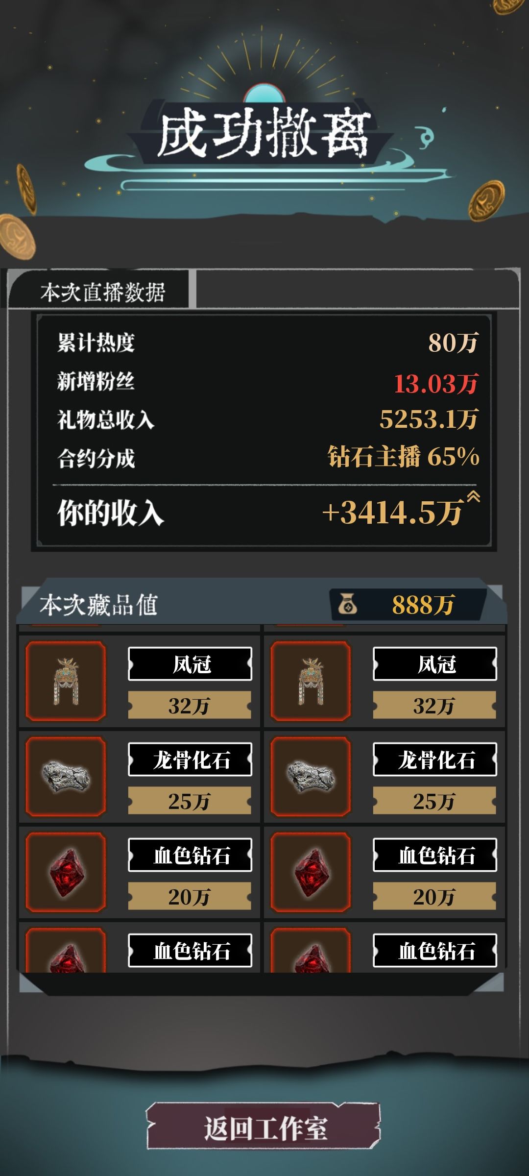 局内全红带出 2