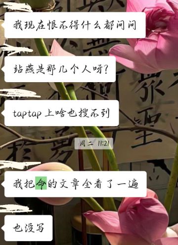 『新手向』部分阵容及包含人物