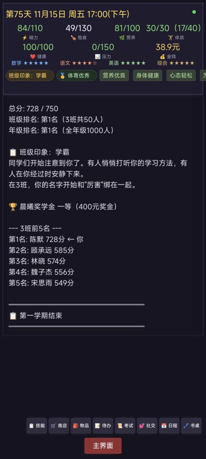 bug法拿到了奖学金截图