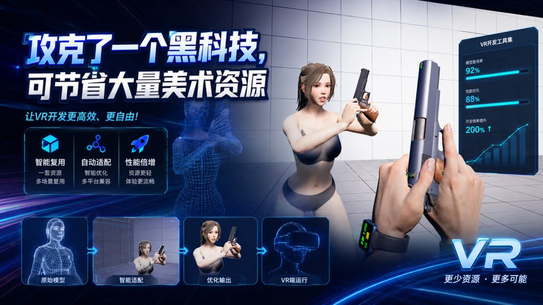 攻克一个黑科技-节省大量美术资产-加速开发速度截图