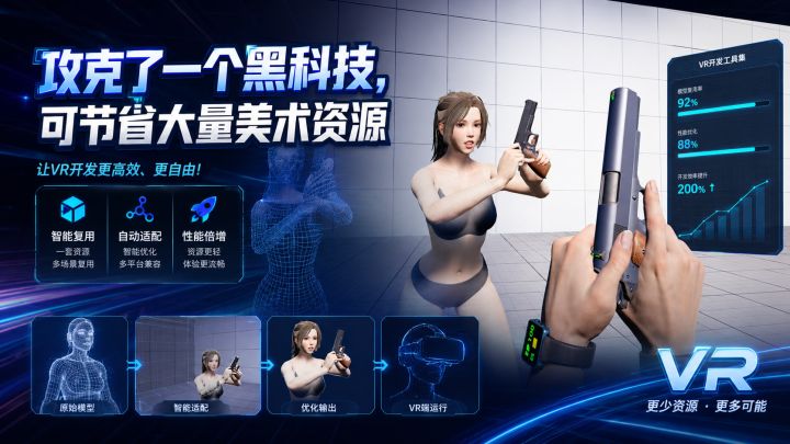 攻克一个黑科技-节省大量美术资产-加速开发速度截图
