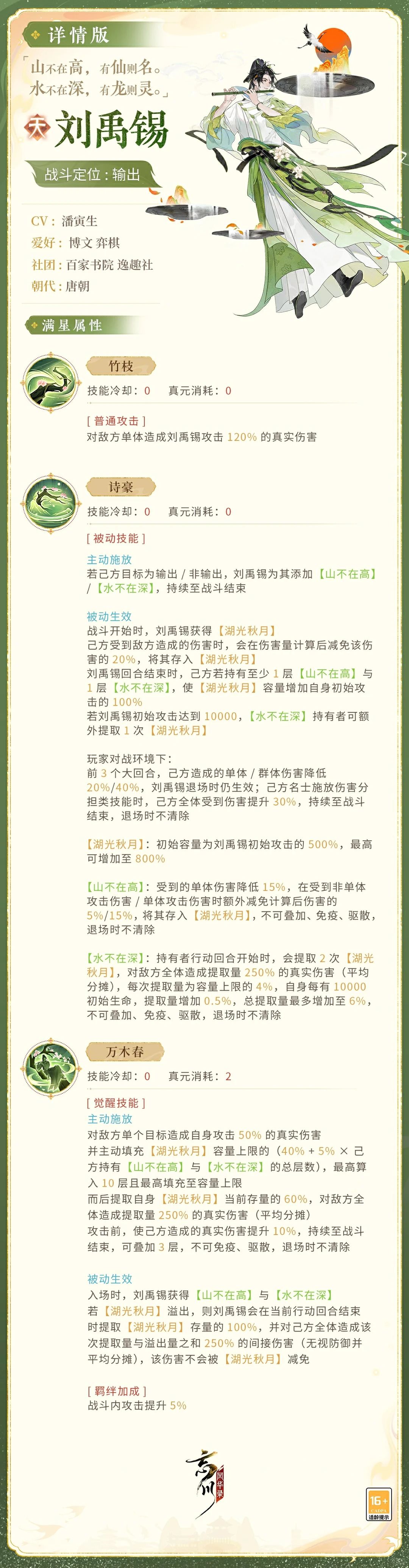 【新名士前瞻·刘禹锡技能曝光】 3