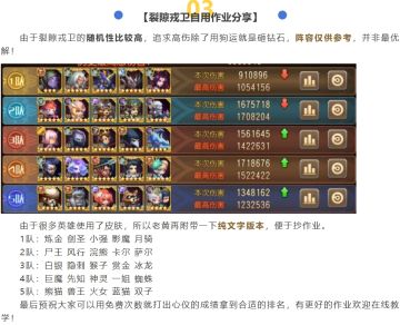 cndota夺冠十抽大码！裂隙戎卫自用作业分享！