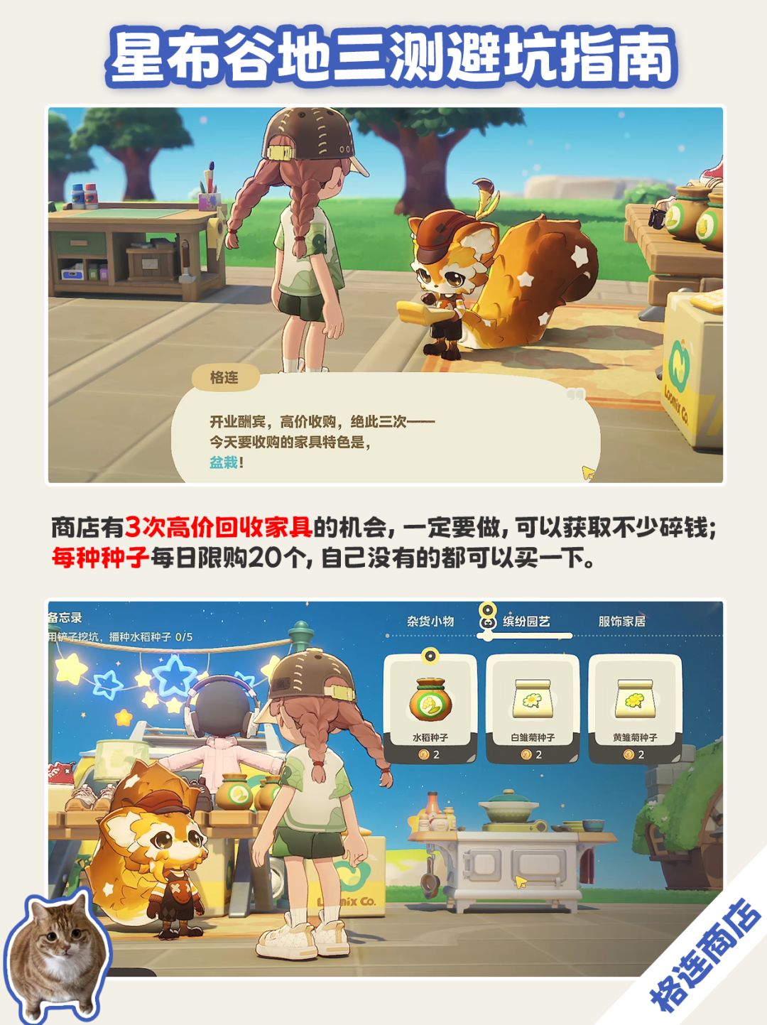 星布谷地三测避坑指南 漏做亏一天! 7