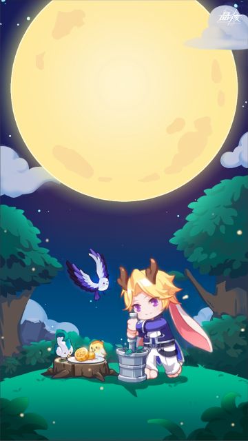 节日壁纸|「中秋佳节」当然要晒月光啦！