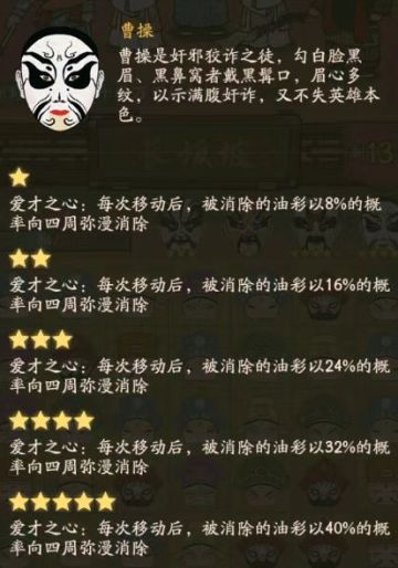 【玩家攻略】脸谱技能详解/评级/用法