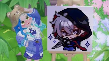 长草摸鱼画画—崩铁貊泽