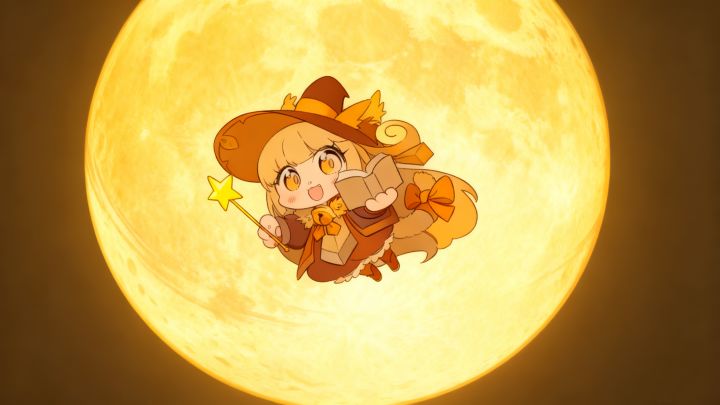「卡普拉的魔法涂鸦间」月下小女巫截图