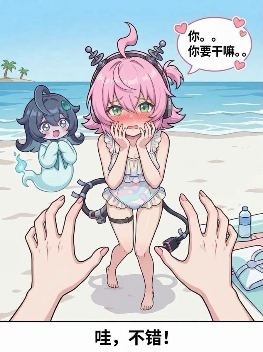 灵可:想看我穿泳装? 3