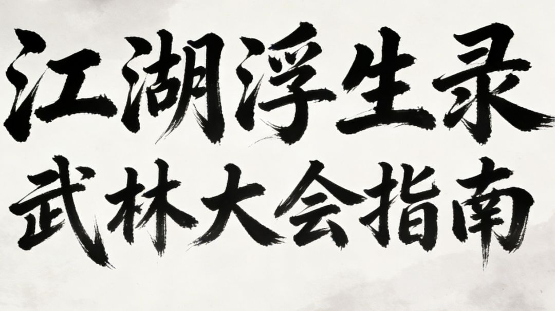 江湖浮生录 武林大会指南截图