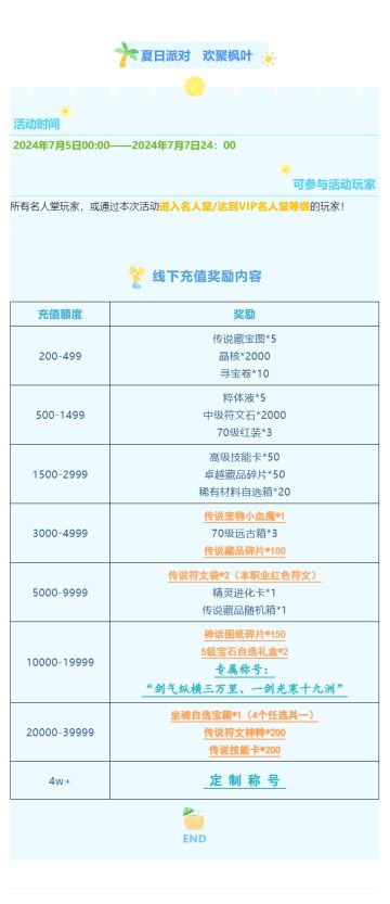 夏日派对~欢聚枫叶