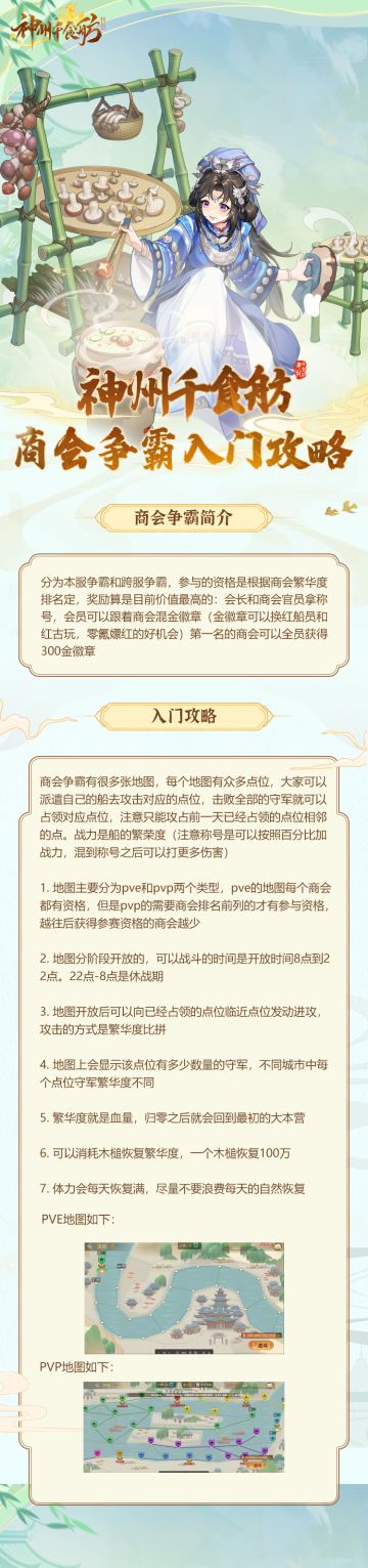 ★两张图暖舫主一整天，商会争霸启动！★