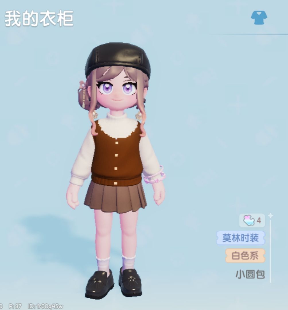 棕调文艺贝雷帽学院风 4