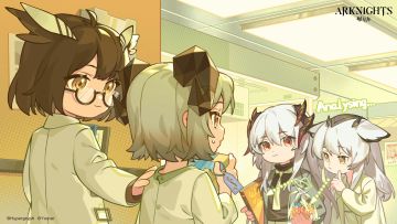 来自 明日方舟 外服官推的照例壁纸分享~