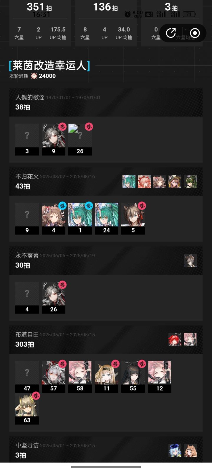 我终于欧了截图