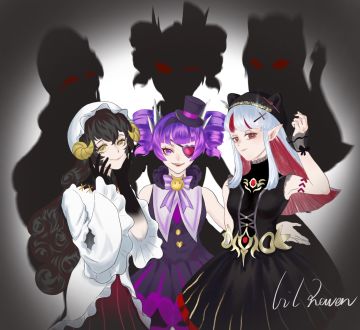 😈肠岛恶魔图鉴2⃣️
谁能想到画了一个多月才画完

那么问题来了，恶魔图鉴3⃣️画谁捏[表情_思考][表情_思考]