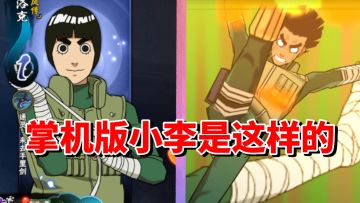 【全网最细】风暴般的连击！掌机版最强小李！究极冲击李洛克解析