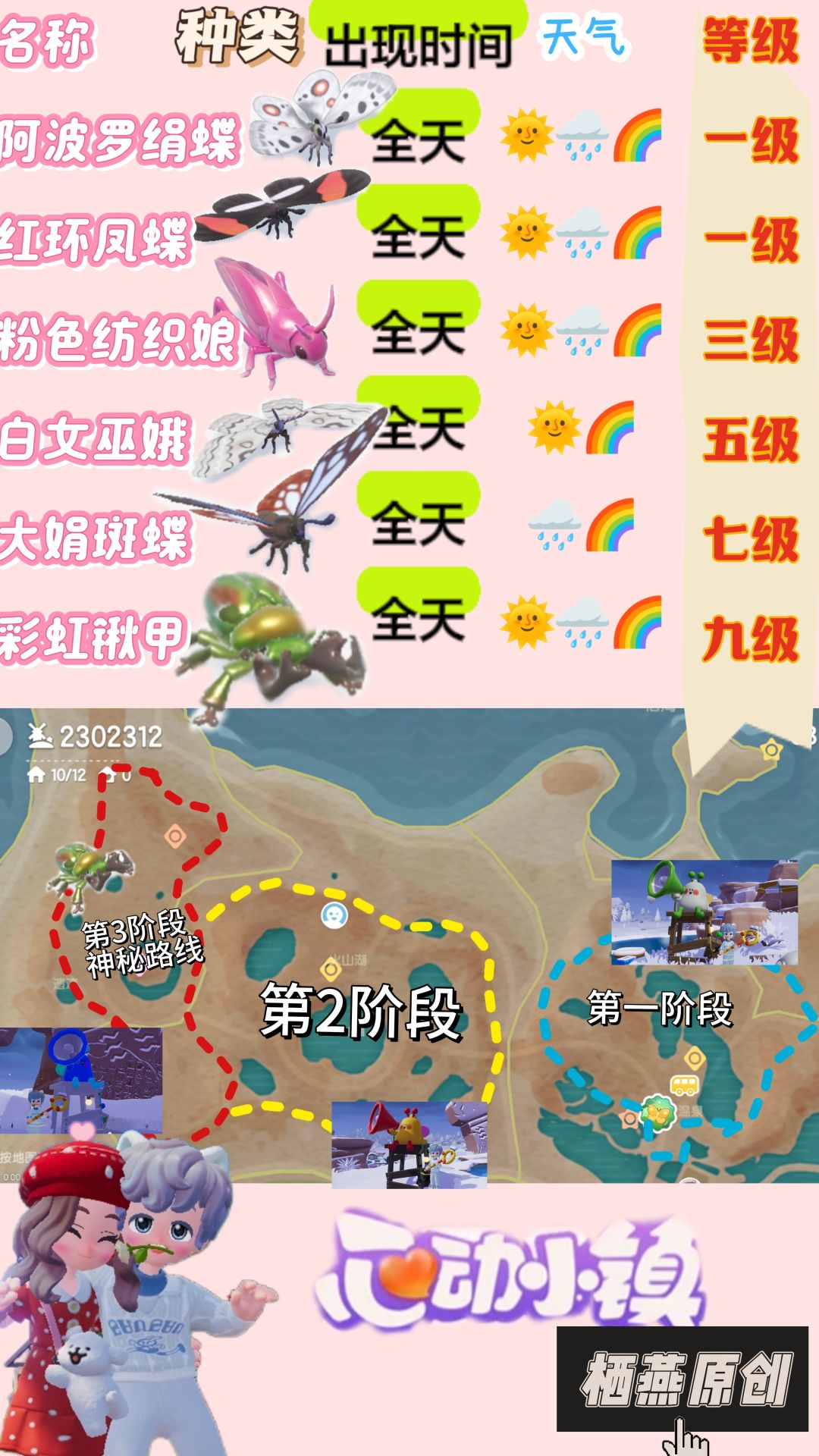 心动小镇引虫出洞捕虫事件图鉴攻略 3